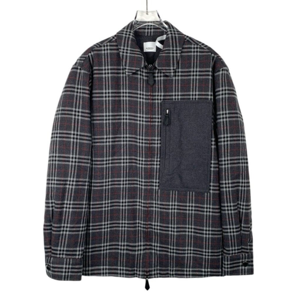 Burberry Gray Cotton Jacket